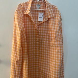 JCrew button up NWT!!! Medium